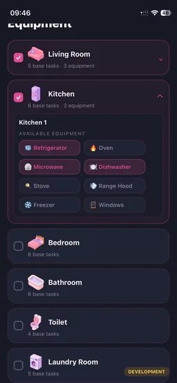 Room by room